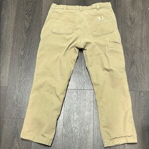 Carhartt Men's Beige Cargo Pants Relaxed Fit